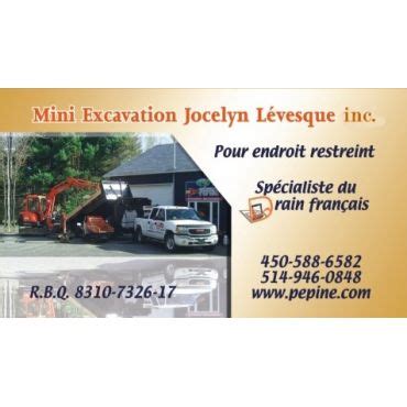 Mini Excavation Jocelyn Lévesque Inc. 